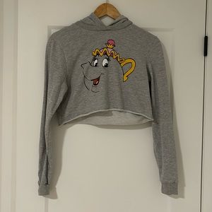 MINKPINK x Disney cropped hoodie size XS